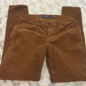 Old Navy Skinny Rockstar Corduroy Pants, 6 Reg.